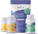 Bari Life Post-Op, Gastrik Kol, Gastrik Bypass Vitamin ve Supplement Start Kit (Grape)