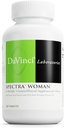 DaVinci Labs Spectra Woman - Συμπλήρωμα διατροφής για την υποστήριξη της υγείας των οστών και των γυναικείων αναγκών - με βιταμίνες, ορυκτά, ασβέστιο, βήτα καροτένιο, L- Cysteine, εκχύλισμα σπόρων σταφυλιών, και περισσότερα - 240 δισκία