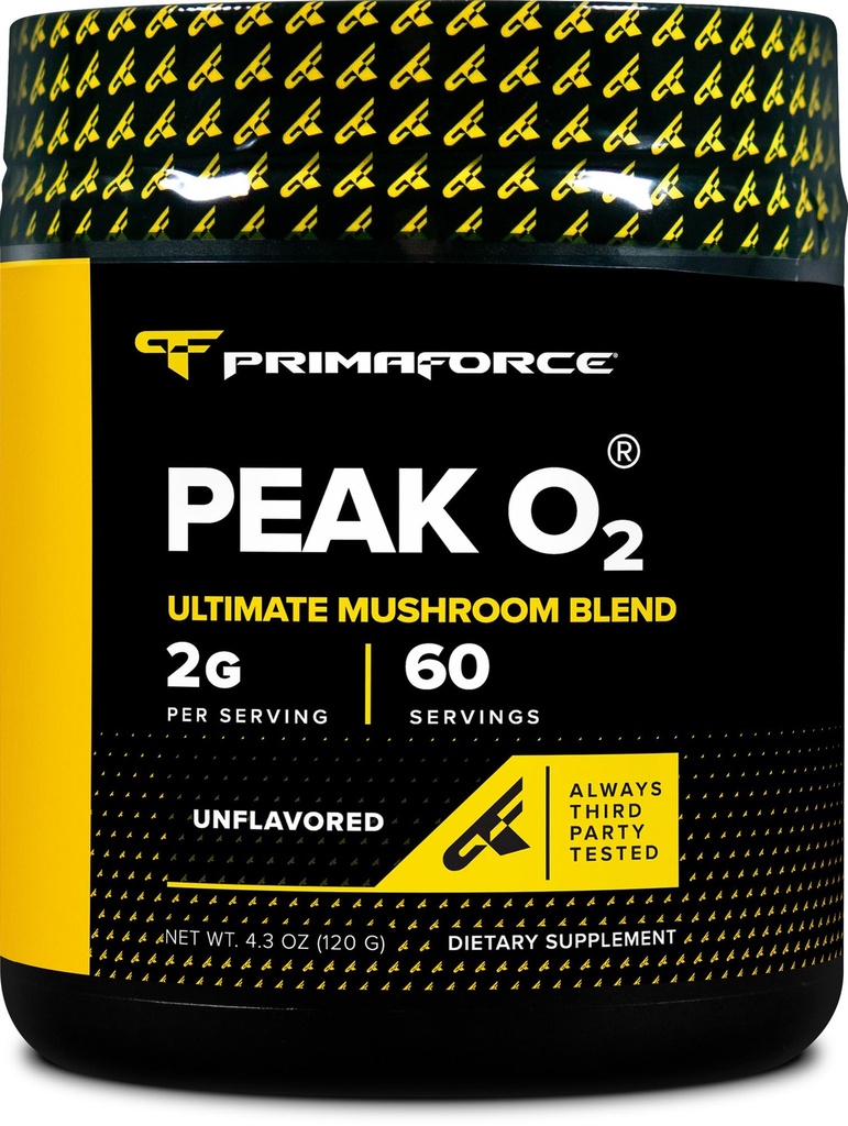 PrimaForce Peak O2 Workout Supplement, 120 Grams - Perrietary Mix, Non-GMO, Vegan ve Gluten Free
