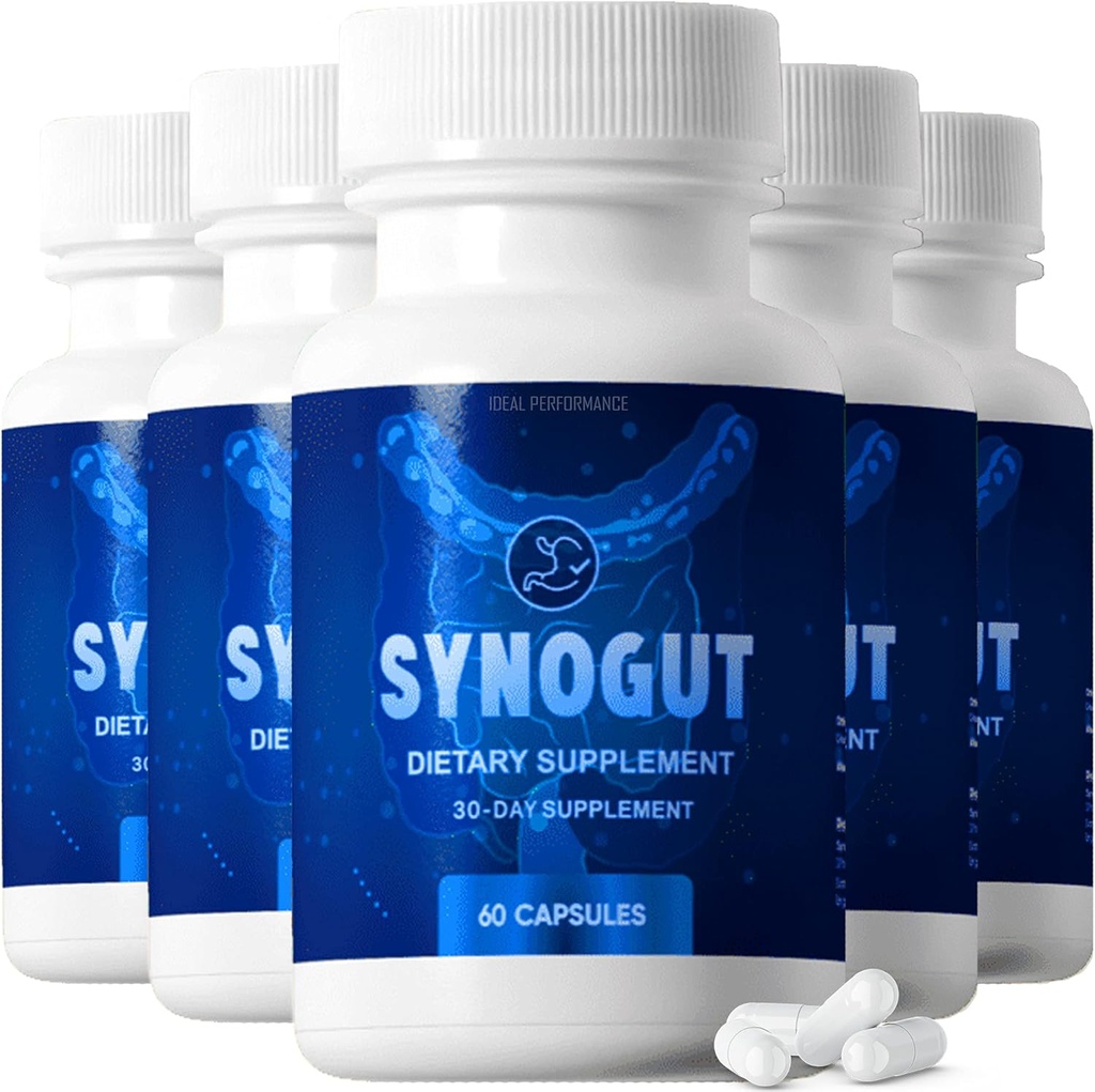 IDEAL PERFORMANCE Synogut Pills Diyetary Supplement for Gut Health (5 Şişe)