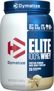 Elite 100% Whey protein Tozu, L-Leucine, Quick Absorbing & Fast Digesting for Optimal Kas Recovery, Gur Vanilla, 32 Oz Oz