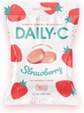 Daily-C Chewable Vitamin C Strawberry Chewable Candy | 100MG of Vitamin C in each Piece | Brought to You by Iconic Candy (Strawberry, 5.3oz Peg Bag)