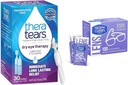 TheraTears Θεραπεία ξηρών ματιών Λιπαντικές σταγόνες ματιών, συντηρητικά δωρεάν, 30 φιαλίδια & Nice 'N Clean SmudgeFans Καθαριστικά μαντηλάκια φακού, 100 μαντηλάκια