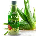 JUAL 100% Pure Organic Aloe Vera Juice – Zero Sugar, Aloin-Free – Natural Flavor – Vegan Detox Fonksiyonel İçecek – 16.7 Fl Oz (500 ml)