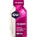 GU Energy Original Sports Beslenme Gel 8-Count Vanilla Bean ve 8-Count Tri-Berry Sche ile Amino asitler ve Electrolytes