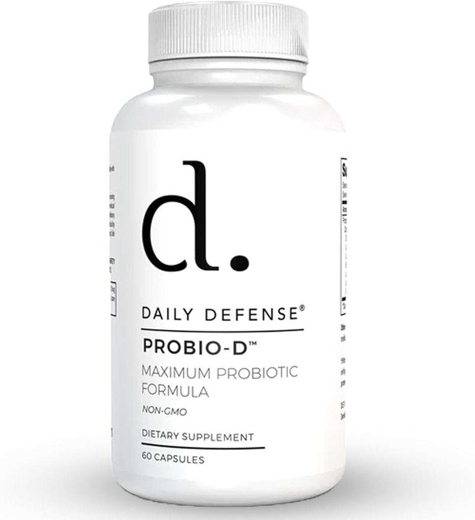 Probiyotik Immune Support Supplement - Daily Probiyotiks for Men with Constipation & Gas - Digestion and Bloating Supplement & Probiyotiks for Women - 60 Capsules, PROBIO-D