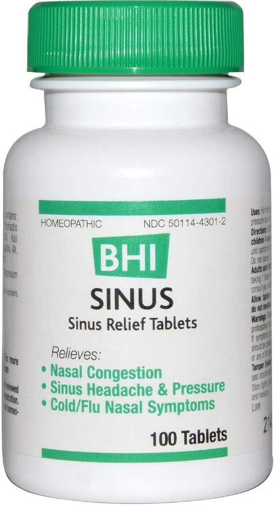 BHI Sinus Relief Tabletleri 100 Ctt