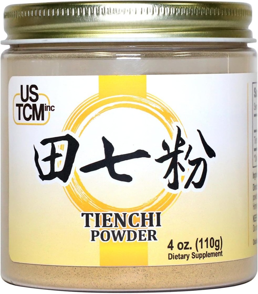 100% Pure Tienchi Toz Pseudoginseng Notoginseng Sanqi Toz Tienchi Ginseng Toz 田七粉 120mesh (4oz)