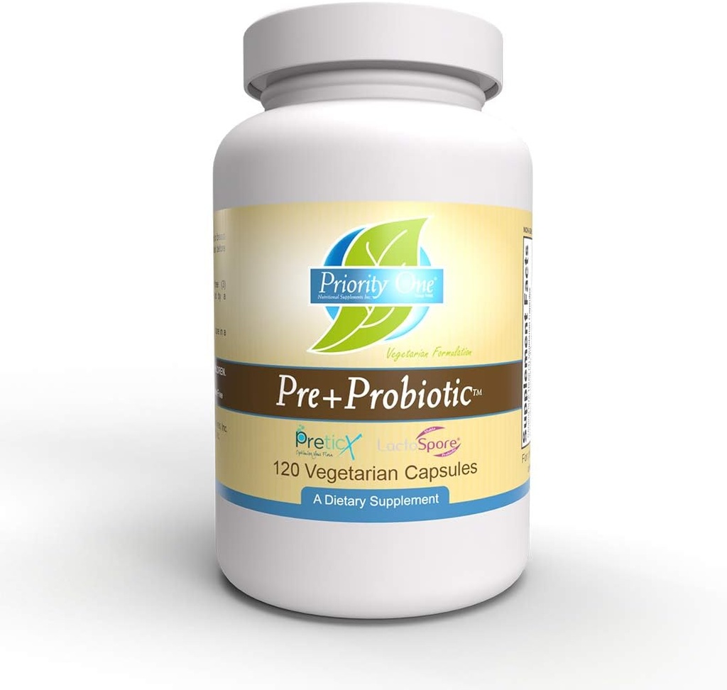 Öncelik One Vitamins Pre+Probiyotik 120 Vejetaryen Capsules - Sağlıklı Gut Microflora için Destek* Klinik Kuvvet