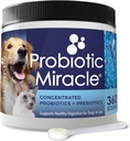 Köpekler için NUSENTIA Probiyotikler - (360 Scoops)-Probiyotik Mucize - İleri, Türler Özel Probiyotikler ve Prebiyotikler Diarrhea, Loose Stool ve Yeast-Plus Immune Support