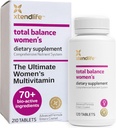 Xtendlife Total Balance Women's Multivitamin for Immune, Heart, Digestive & Cellular Health - Daily Support - 70+ Nutrients & Minerals - 30 Day Supply