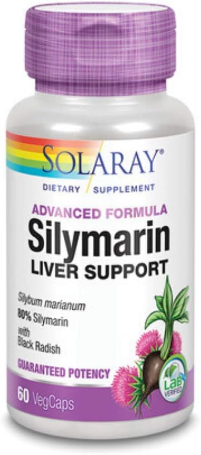 Ειδική φόρμουλα SOLARAY Silymarin, Veg Cap (Btl-Plastic) 550mg 