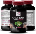 Plant Sterol Complex - Gray Hair Reverse - Χρώμα Refresh, Ζωντανά μαλλιά, Μαλλιά Brilliance, Φυσική Σκίαση, Χρώμα Ζωτικότητα, Χρωματισμός μαλλιών Renewer, Φρέσκος τόνος, Μαλλιά αναζωογόνηση 1 Μπουκάλι 60 κάψουλες