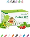 Τσάι Natrual Detox για κόκκαλο, Liver & ολόκληρο το σώμα, 11 Φυτικό μείγμα για το στομάχι ανακούφιση της μετωπικότητας, δυσπεψία της ελκτικής αποτοξίνωσης, Optimal ενδοκρινική διαμετακόμιση, 30 ατομικές φακίδες(1 κουτί)