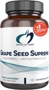 Sağlık Grape Tohumları Yüksek - 200 mg Grapeseed Extract Supplement with Grape Skin + Muscadine Grape - Non-GMO Polyol + Anthocyanin Antioksit (60 Capsules)