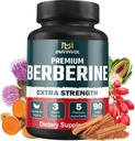5-in-1 Berberine HCl ile Ceylon Cinnamon, Milk Thistle, Turmeric, Artichoke - 3 Ay Supply için 90 Capsules