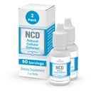 Waiora Natural Cellular Defense (NCD) Sıvı Zeolit Drops, Clinoptilolit for Men & Women - Supplement for Immune, Sağlıklı Gut Support, Cleanse, pH Balance (0.5oz Şişe, 2 Ct – 180 serv)