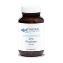 Metabolic Bakım çinko Picolinate 30 mg - Vitamin C ile Erkekler ve Kadınlar için çinko Supplement, Pure Mineral Immune Health için Kompleksi, 30 mg Per Capsule - 90 Capsules