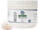 Boş Kapsüller 1 - Clear Vegan HPMC - 500 Count - Fits Capsule Capsule Ekle - DIY Toz Tamam Pills için Kolay Snap - Helal Kosher Hypromellose