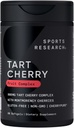 Spor Araştırmaları Tart Cherry Capsules - Montmorency Tart Cherries - Non-GMO & Gluten Free - 60 Liquid Softgels