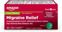 Migraine Relief Geltabs to Alleviate Migraine Belirtileri, Acetaminophen, aspirin (NSAID) ve Caffeine, 80 Count