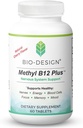 Metrik B12 5000 mcg Plus Folate Supplement - Methylfolate - Methylfolate & Bio available - Sağlıklı Nervous Sistem, Enerji Metabolism ve Beyin Sağlığı - 60 Tablet