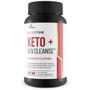 3X Lifetime Keto + ACV Cleanse - Mitsubishi Detox Full Body Cleansing - 90 Day Supply - Belly Bloat w/Psyllium Digestive Support - Energy & Focus - Keto Detox Cleanser