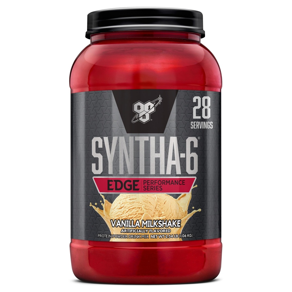 BSN SYNTHA-6 Σκόνη πρωτεΐνης άκρης, σκόνη πρωτεΐνης βανίλιας με υδρολυμένο Whey, Micellar καζεΐνη, πρωτεΐνη γάλακτος απομόνωση, χαμηλή ζάχαρη, 24g πρωτεΐνη, βανίλια μιλκσέικ, 28 εξυπηρετούν