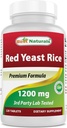 En İyi Doğallar Red Yeast Rice 1200 mg (Non-GMO) 120 Tablet - Irradiated, Citrinin Free