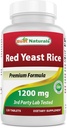 En İyi Doğallar Red Yeast Rice 1200 mg (Non-GMO) 120 Tablet - Irradiated, Citrinin Free