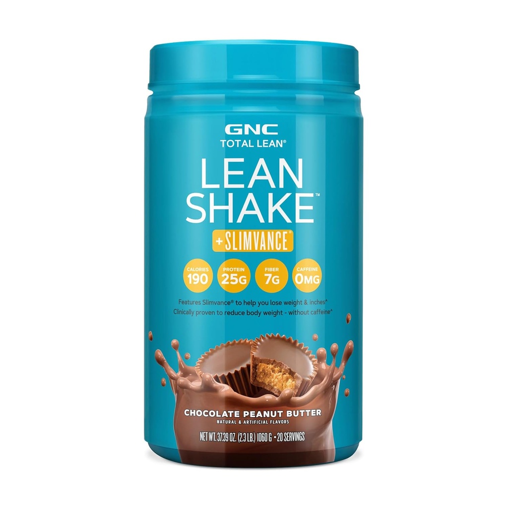 GNC Total Lean Shake + Slimvance Caffeine Free - Chocolate Peanut Butter (20 hizmet)