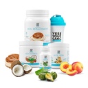 Evet Yapabilirsiniz! Detox Plus Kit, Daily Cleanse Pure Fiber Meal Change Drink Mix, Shake ATM & Supplement, Body Cleanse Kit for Men and Women, Daily System Cleanse - Dulce de Leche, Peach Lemonade