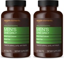 Elements Men's One Daily Multivitamin,% 62 Tüm Gıda Kültürü, Vegan, 65 Tablet, 2 Ay Supply (Pazar Mayıs Vary) (Pazarlama 2) (Pazarlama 2)