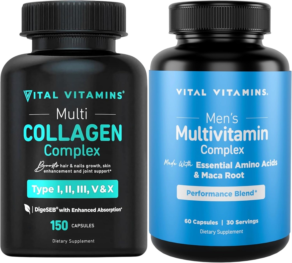Vitals Vitaminleri Multi Collagen Capsules + Erkeklerin Multivitaminleri