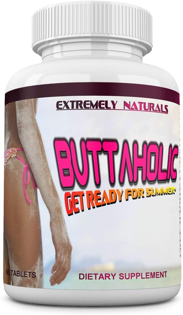 BUTTAHOLIC Kadın Butt Enlargement Pills. Booty Advancedment. Daha büyük ve Curvier Butts alın. Extreme Glutes Geliştirilmiş. 60 Tablet