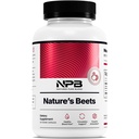 Nature's Pure Blend Organic Beet Root Toz Capsules – Beet Root Capsules & Beets Supplements for Circulation – L Arginine – Nitrik Oksit Supplements – 1500MG
