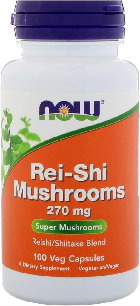 Şimdi Gıdalar Rei-Shi Mushrooms 270 mg - 100 Caps ( Multi-Pack)