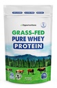 Opportunitas Grass Fed Whey Protein Powder Concentrate - 1 συστατικό - καθαρό συμπλήρωμα πρωτεΐνης για το ποτό, smoothie, Shake, Cooking & Bakeing - μη GMO, ορμονών χωρίς & γλουτένη - 1 λίρα