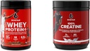 Έξι αστέρια Elite Σειρά 100% πρωτεΐνη Whey Plus τριπλή σοκολάτα 1,8lbs και 100% Creatine Monohydrate σκόνη Unflavoured 60 εξυπηρετούν