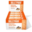 Kurşunlu protein Crisp Bars, Peanut Butter Chocolate Chip, 12 Pack, Yüksek Protein, Low Sugar
