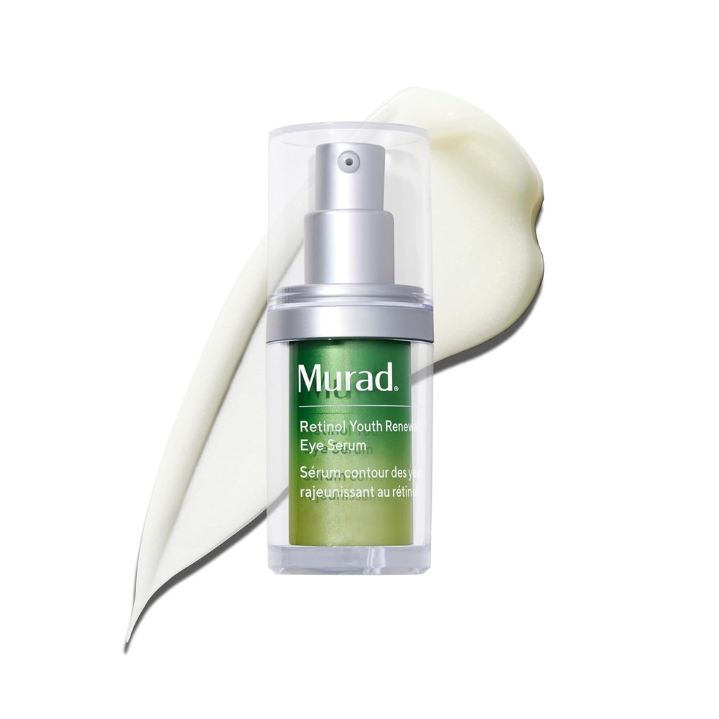 Murad Retinol Youth Renewal Eye Serum - Retinol Eye Serum Visibly Undereye Puffiness Dark Circles'ı iyileştirir ve Güzel Hatların Görünümünü Azalır - Gece Kullanımı - 0.5 ozz