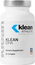 Klean Sporcu Klean DHA - Sporcular için DHA Supplement - Kalp ve Beyin Sağlığı * - Omega 3 Fish Oil - EPA & DHA - Non-GMO & Gluten Free - 60 Softgels