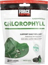 FORCE FACTOR Chlorophyll Soft Chews Antioksis Supplement to Reduce Body Odor, Fresh Breath, Non-GMO, Gluten-Free, and Vegan, Fresh Mint Flavor, 30 Soft Chews, Green