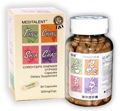 Cordyceps Sinensis Hyphas Mycelium - 500mg - 90 Κάψουλες