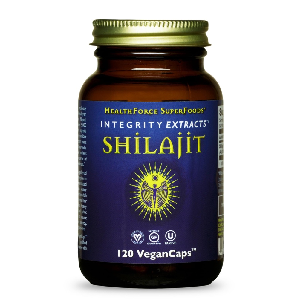 HealthForce SuperFoods Shilajit - 120 VeganCaps