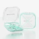 Küçük Pill Box, Purse Pocket için sevimli Pill Vakası, Travel Pill Organizer, Daily Pill Konteyner Pill Holder for Drug, Vitamins, Fish Oil, Supplements (Green)