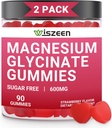 Γλυκινικό Μαγνήσιο Glycinate Gummies - 60 Μερίδες - Μαγνήσιο Κάλιο Gummies για Ενήλικες με L-Θρεονικό, Συμπληρώματα Μαγνησίου Gummy Μαγνήσιο Γλυκινικό (180Count)