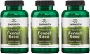 Swanson Fennel 480 Milligramlar 100 Capsules (3 Pack)