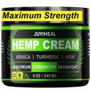 8 fl oz Natural Instant Hemp Cream - maksimum Güç - Arnica, MSM, Turmeric, Menthol, Aloe-Doz Natural Hemp Oil Extract Gel